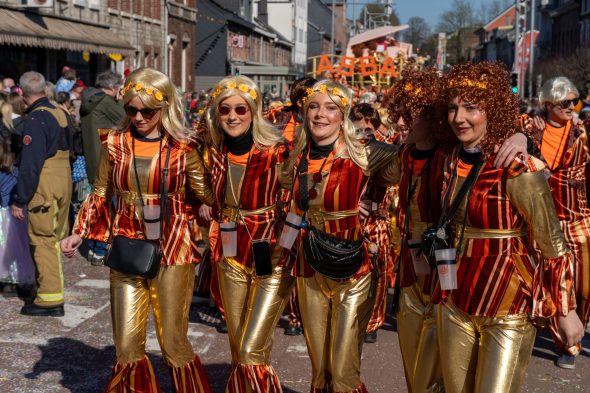 Rosenmontagszug in Kelmis