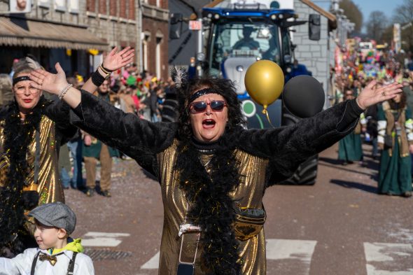 Rosenmontagszug in Kelmis