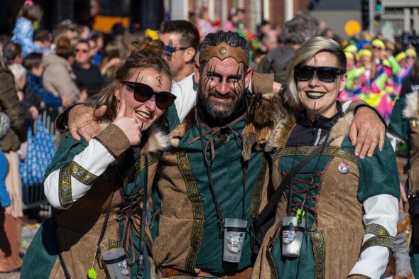 Rosenmontagszug in Kelmis