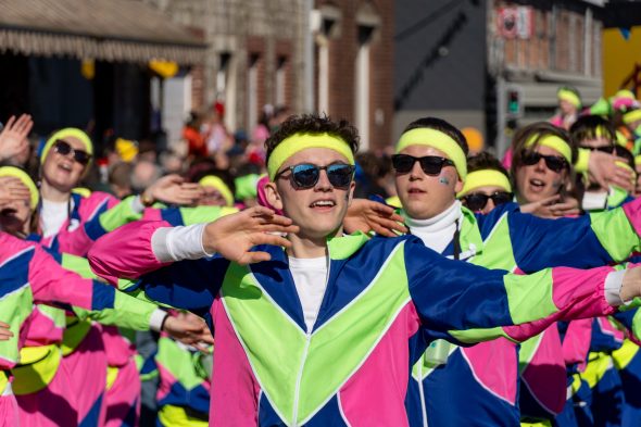 Rosenmontagszug in Kelmis