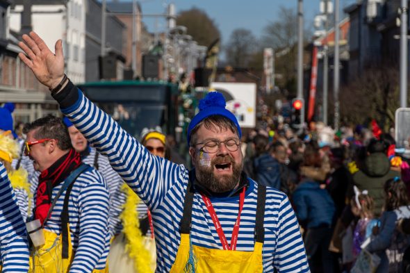 Rosenmontagszug in Kelmis