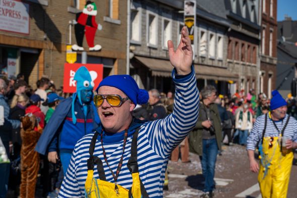 Rosenmontagszug in Kelmis