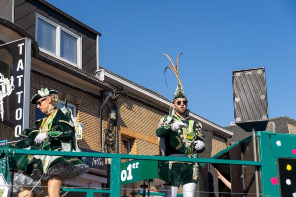 Rosenmontagszug in Kelmis