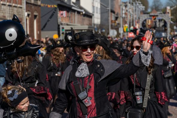 Rosenmontagszug in Kelmis