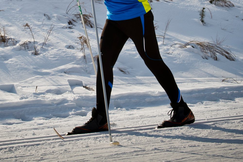 Langläufer bei den Winter Special Olympics