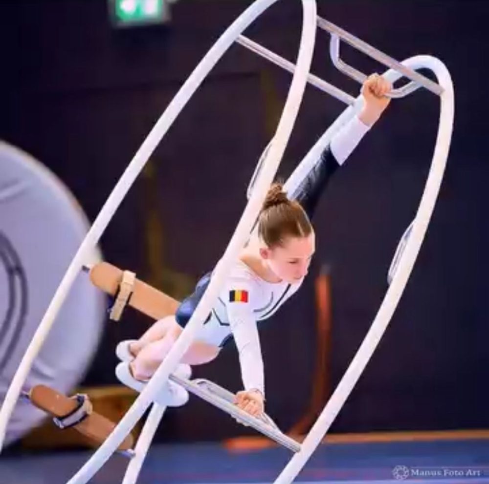 Laura Schmitz beim Spiraleturnen