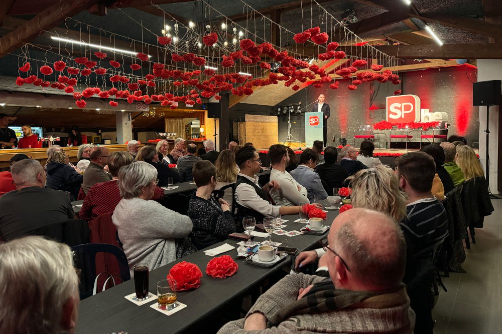 Politischer Aschermittwoch der SP im Saal "Take Five" in Deidenberg