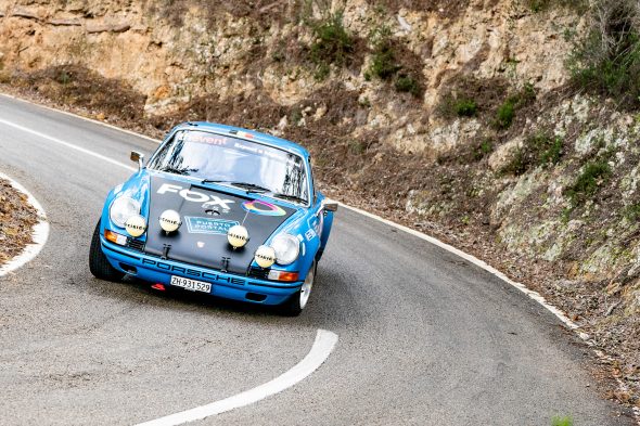 Rally Clásico Isla Mallorca: Platz zwei für Michael Bartholemy und Patrick Lienne im Porsche 911 ST