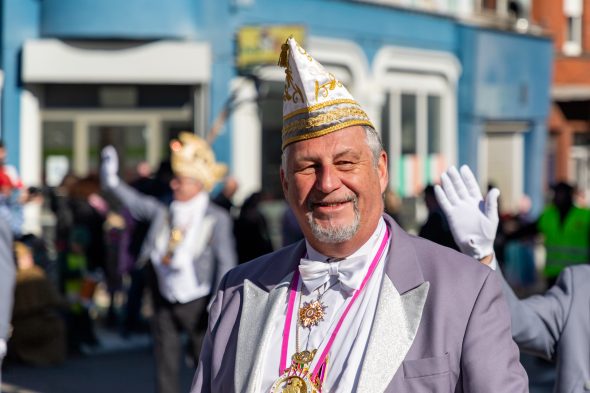 Rosenmontagszug in Eupen