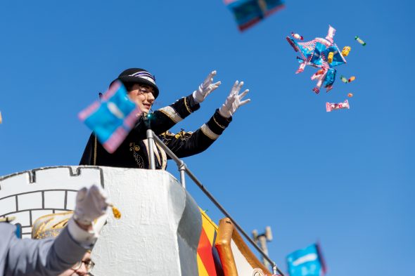 Rosenmontagszug in Eupen