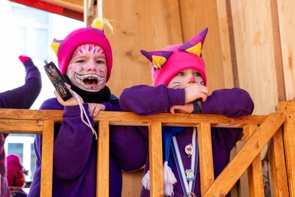 Rosenmontagszug in Eupen