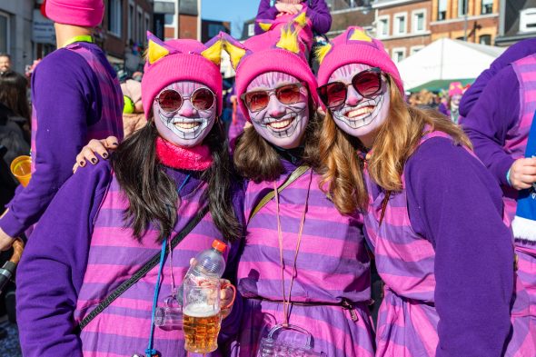 Rosenmontagszug in Eupen