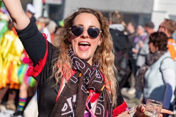 Rosenmontagszug in Eupen