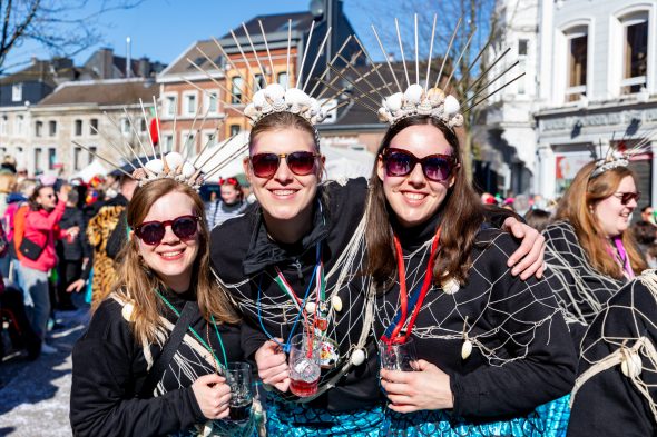 Rosenmontagszug in Eupen