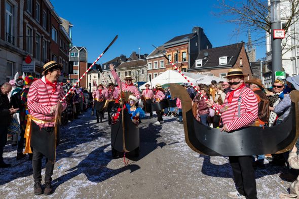 Rosenmontagszug in Eupen