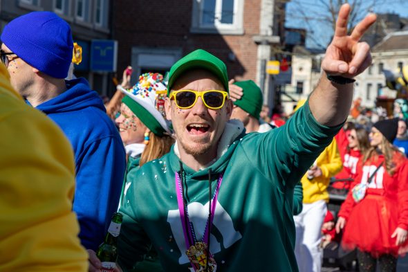 Rosenmontagszug in Eupen