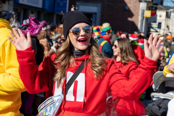 Rosenmontagszug in Eupen