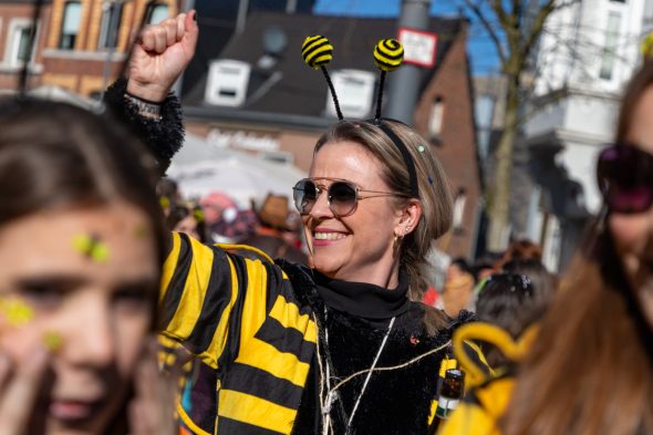 Rosenmontagszug in Eupen