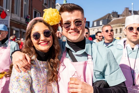 Rosenmontagszug in Eupen