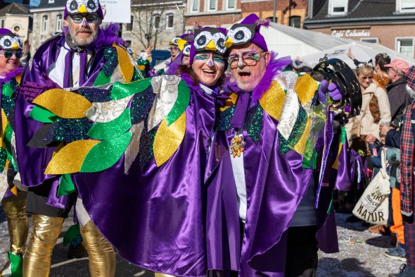 Rosenmontagszug in Eupen