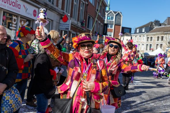 Rosenmontagszug in Eupen