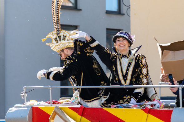 Rosenmontagszug in Eupen