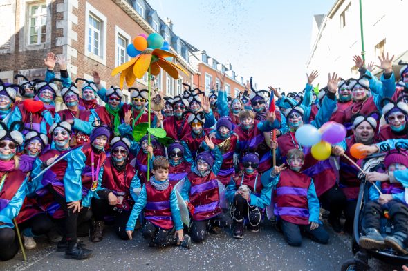 Rosenmontagszug in Eupen