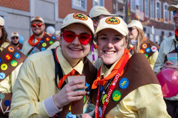 Rosenmontagszug in Eupen