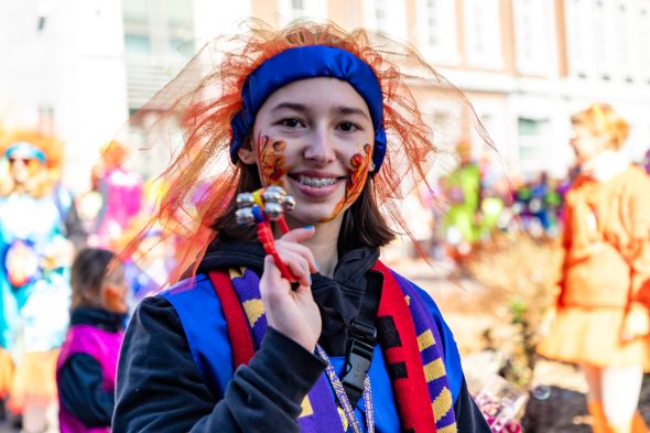 Rosenmontagszug in Eupen