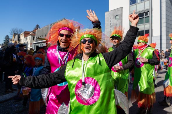 Rosenmontagszug in Eupen