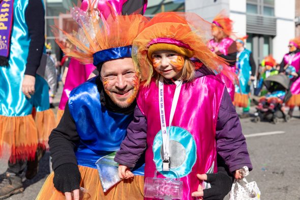 Rosenmontagszug in Eupen