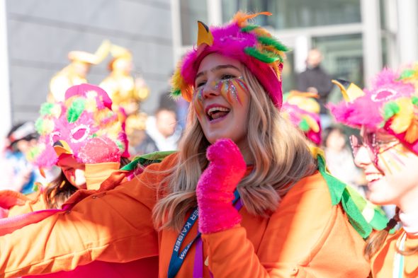 Rosenmontagszug in Eupen