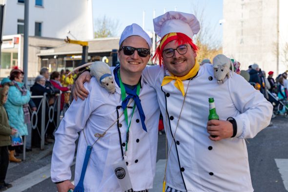 Rosenmontagszug in Eupen