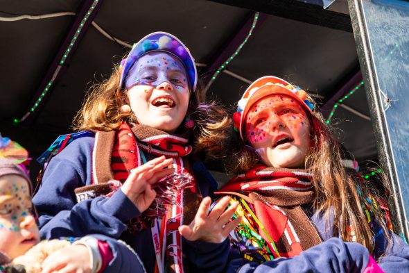 Rosenmontagszug in Eupen