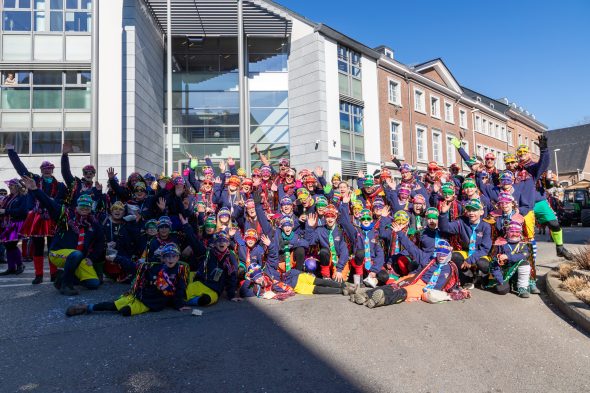 Rosenmontagszug in Eupen