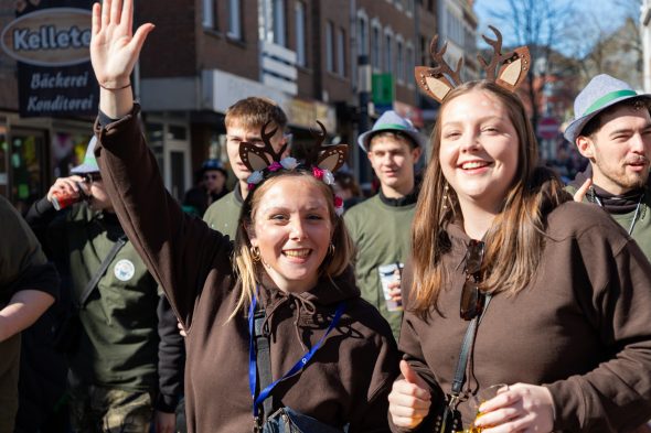 Rosenmontagszug in Eupen