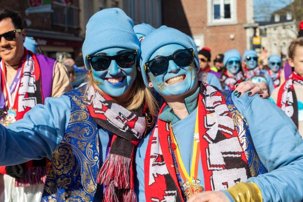 Rosenmontagszug in Eupen