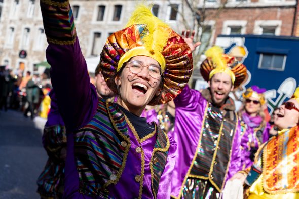 Rosenmontagszug in Eupen