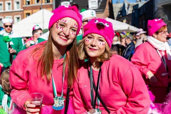 Rosenmontagszug in Eupen