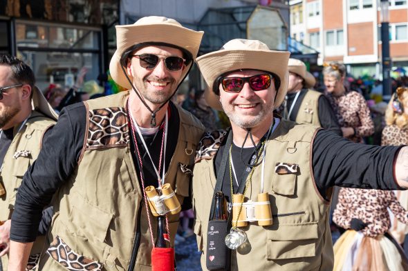 Rosenmontagszug in Eupen