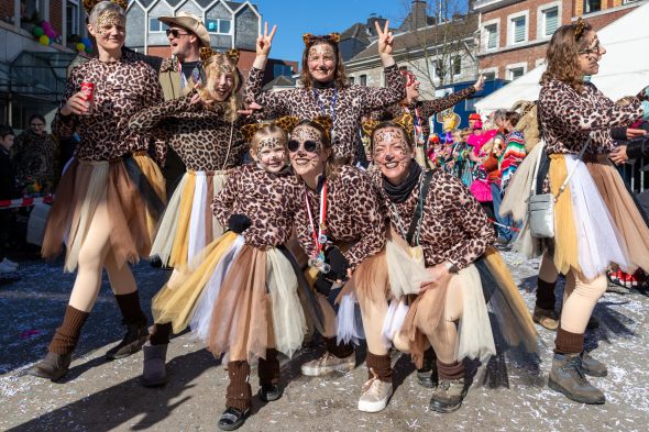 Rosenmontagszug in Eupen