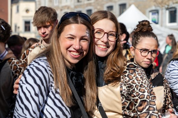 Rosenmontagszug in Eupen