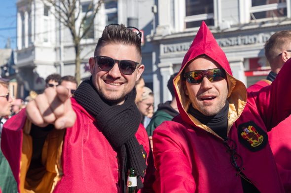 Rosenmontagszug in Eupen