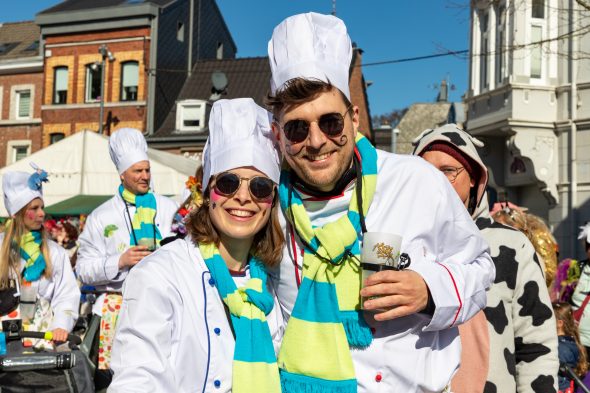 Rosenmontagszug in Eupen