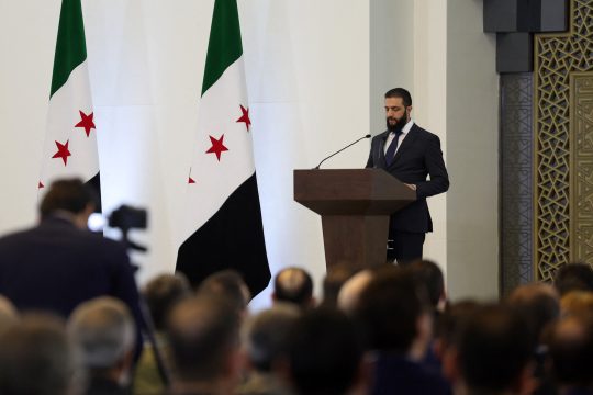 Übergangspräsident Ahmed al-Scharaa