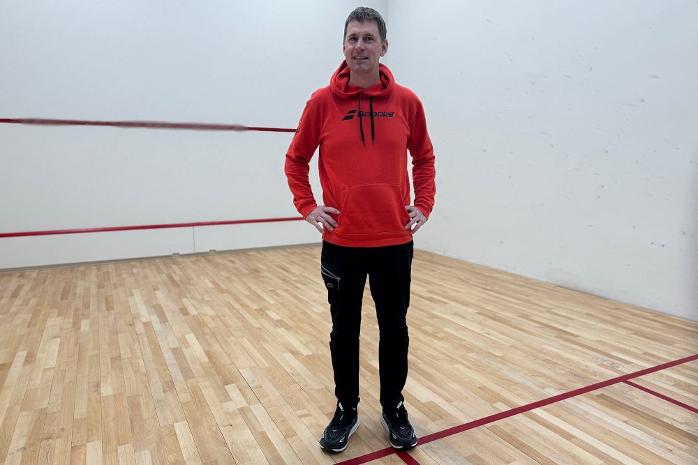 KTC-Sportdirektor Olivier Zimmermann freut sich, dass ab sofort wieder Squash gespielt werden kann