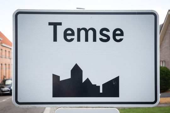 Ortsschild von Temse