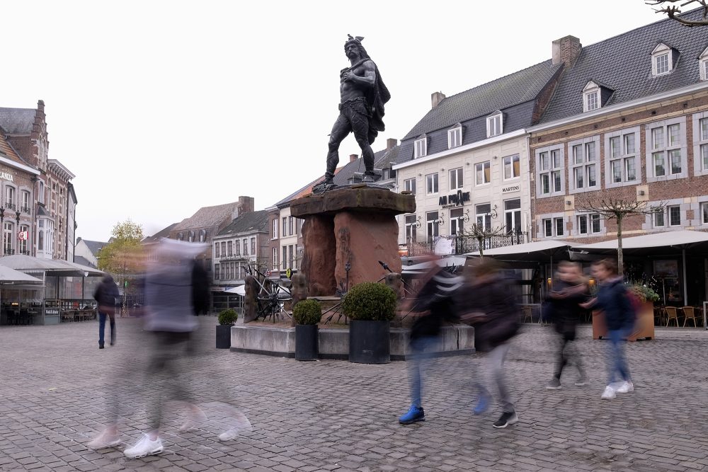 Die Ambiorix-Statue in Tongeren