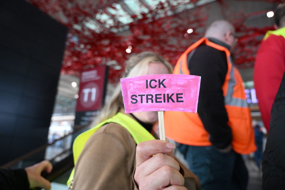 Verdi-Streik an Flughäfen