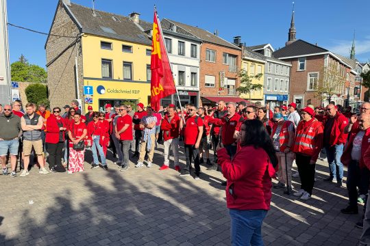 Nationaler Aktionstag der Gewerkschaften am 29. April 2025 - Die FGTB "Am Clown in Eupen"